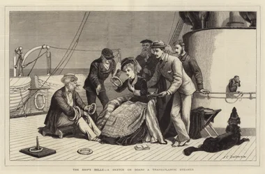 Die Schiffsglocke, eine Skizze an Bord eines transatlantischen Dampfers